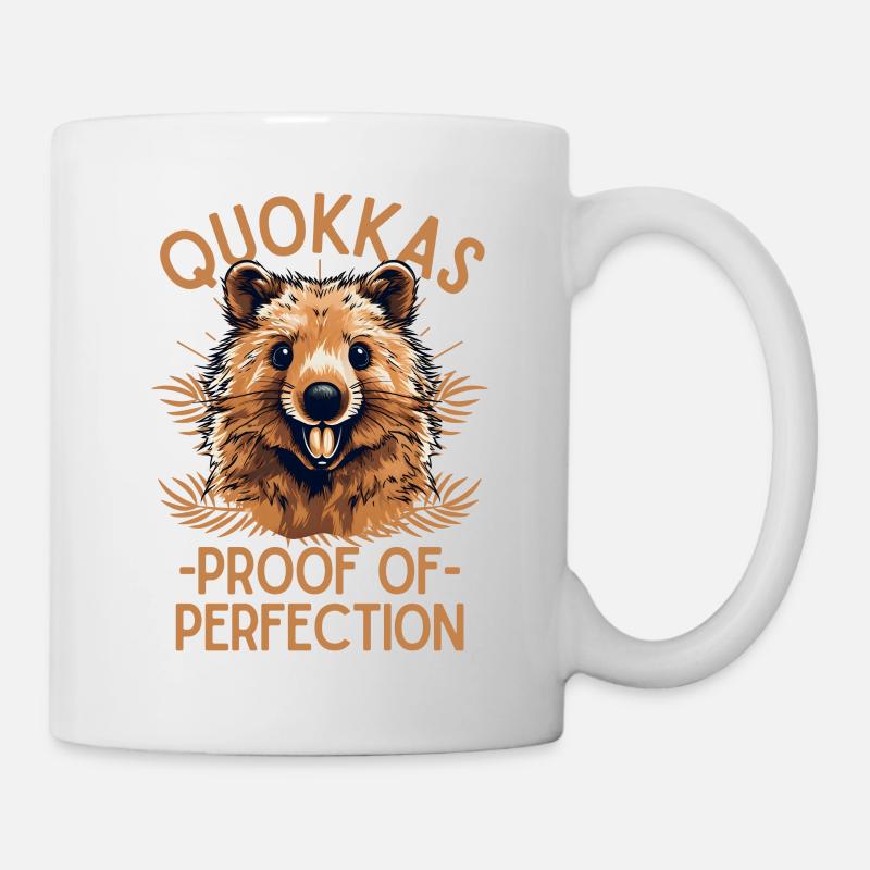Lachender Quokka - Tasse - Weiß