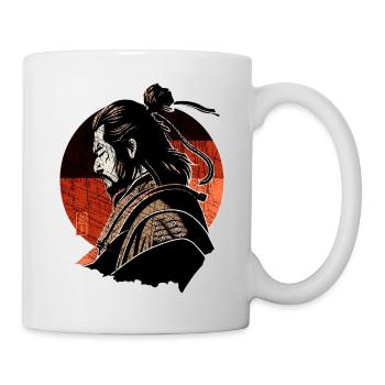 Samouraï Warrior’s Grace - Mug blanc - blanc - Droite