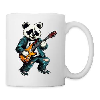 Panda Guitarist: Rock in the Animal Band - Mug - white - Right