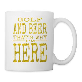 beach swimming statement biker gift idea swimmer - Tasse - Weiß - Rechts