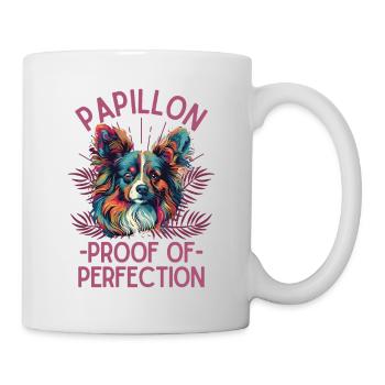 Papillon Hund Liebhaber Bunter Zwergspaniel - Tasse - Weiß - Rechts