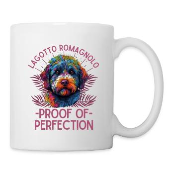 Farbenfroher Lagotto Romagnolo - Tasse - Weiß - Rechts