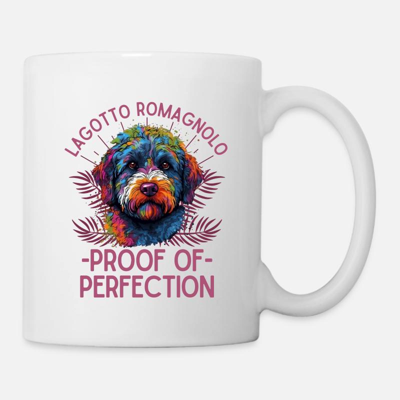 Farbenfroher Lagotto Romagnolo - Tasse - Weiß