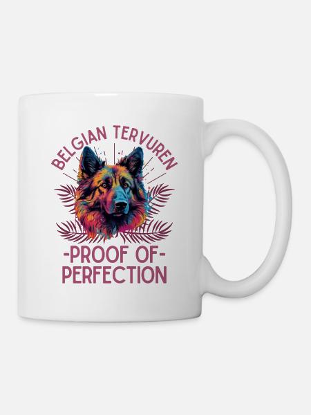 Tervueren Hundeliebhaber Belgischer Schäferhund - Tasse - Weiß