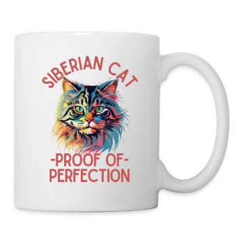 Siberian Cat Lover Colorful Siberian Cat - Mug - white - Right