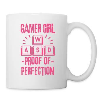 Gamer girl Proof of Perfection - Mug - white - Right