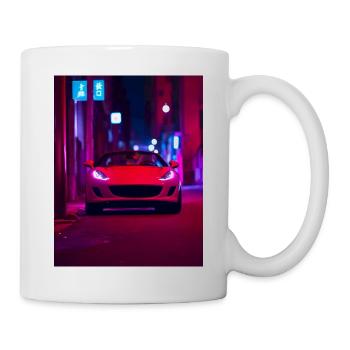 A Schieker sports car - Mug - white - Right