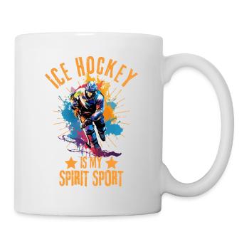 Eishockey Bunt - Tasse - Weiß - Rechts