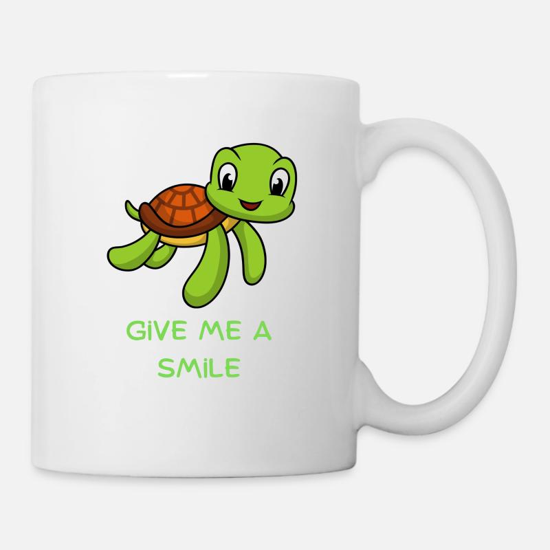 Turtle Love - Tasse - Weiß