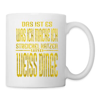 seekatze lustig meerkatze lieben säugetier humor - Tasse - Weiß - Rechts