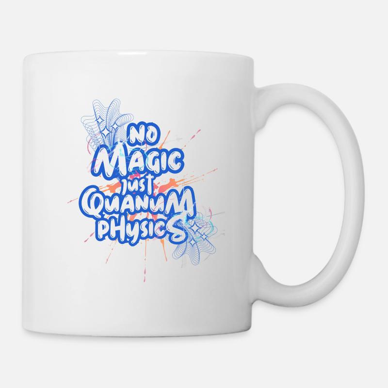 No Magic, just Quantum-Physics Design - Mug - white