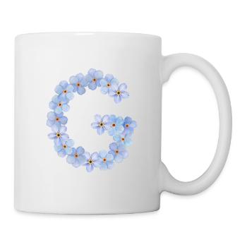 Lettre G - Mug blanc - blanc - Droite