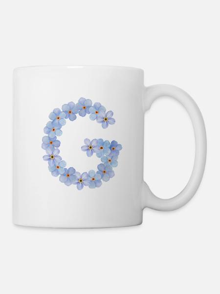 Letter G - Mug - white