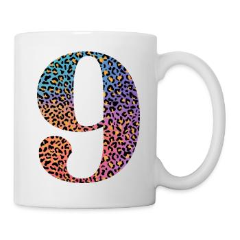 9th Birthday Leopard - Mug - white - Right