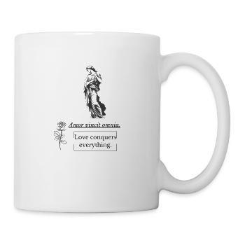 Amor vincit omnia. - Tasse - Weiß - Rechts