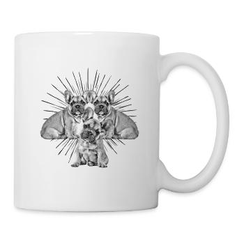 BOULEDOGUE FRANÇAIS Chien Chien Bulldog - Mug blanc - blanc - Droite