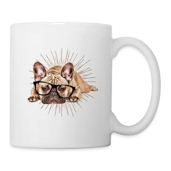 BOULEDOGUE FRANÇAIS Chien Chien Bulldog - Mug blanc - blanc - Droite