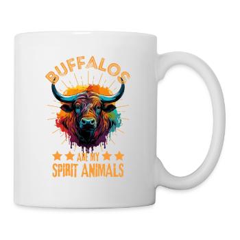Colorful Buffalo Water Buffalo - Mug - white - Right