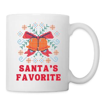 Père Noël - Noël chéri du Père Noël - Mug blanc - blanc - Droite