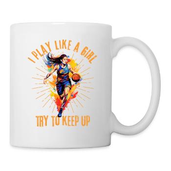 Women's Basketball Basketball Player - Mug - white - Right