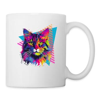 Maine Coon 80s Style - Mug - white - Right