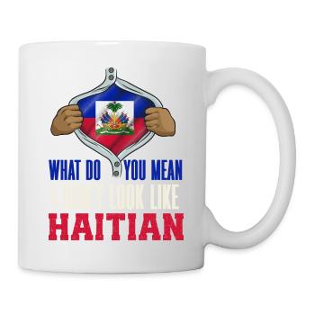 Haiti Haitian Flag Ayiti Haitian I Gift - Mug - white - Right