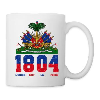 Haiti Haitian Flag Ayiti Haitian I Gift - Mug - white - Right