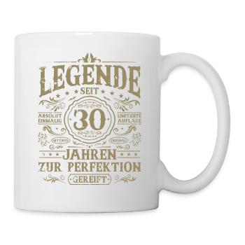 30 Geburtstag Geschenk - Legende seit 30 Jahren - Tasse - Weiß - Rechts