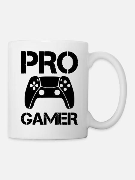 pro gamer - Tasse - Weiß