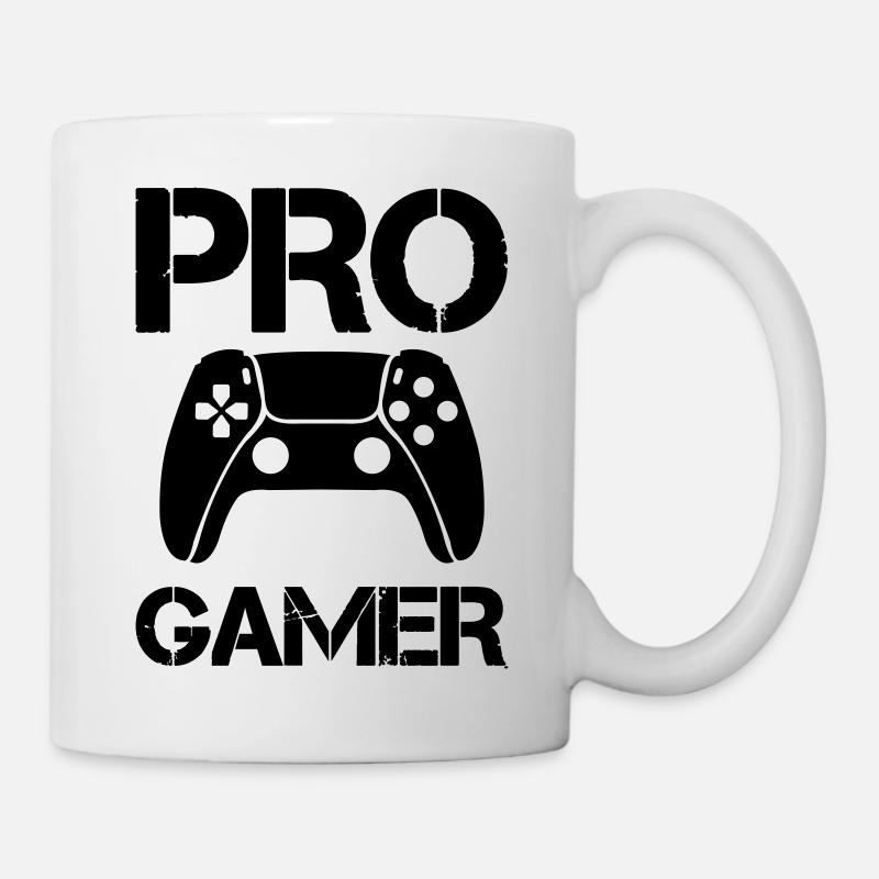 pro gamer - Tasse - Weiß