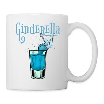 Ginderella Gin Liqueur Tonic Boozing JGA - Mug blanc - blanc - Droite