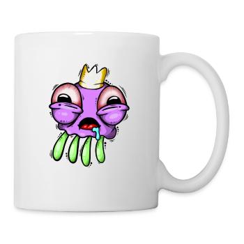 Qualle - Tasse - Weiß - Rechts