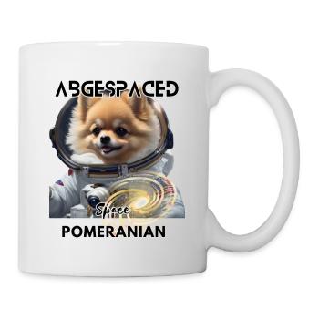 Space Pomeranian - Zwergspitz Astronaut - Tasse - Weiß - Rechts