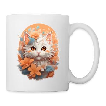 Kitty au pays des merveilles - Mug blanc - blanc - Droite
