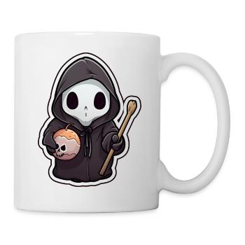 Chemise personnalisée d’Halloween, sweats à capuche, tasses, casquettes, sacs - Mug blanc - blanc - Droite