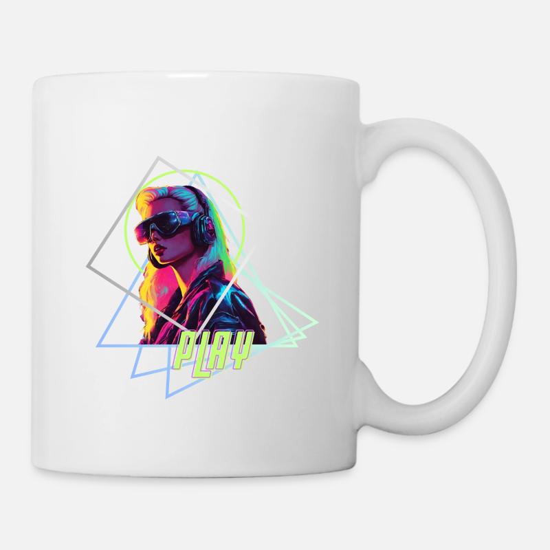 Synth Play - Tasse - Weiß