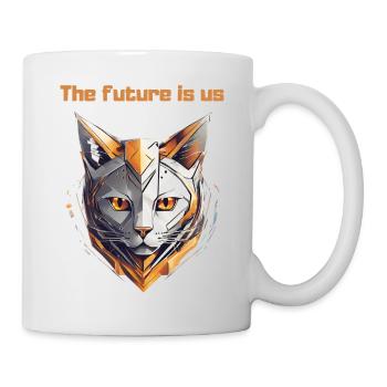 Cat of the future - Mug - white - Right