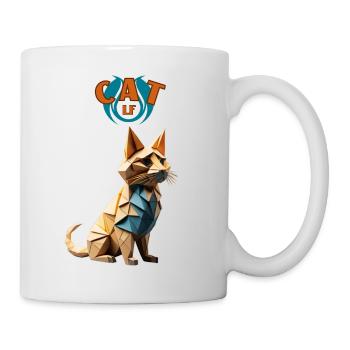 Origami Cat Brothers 3 - Mug - white - Right
