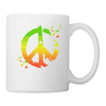 Reggae Peace - Mug - white - Right