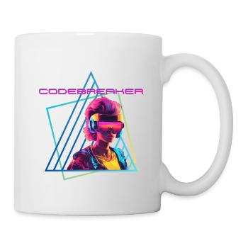 Déchiffreur de code - Mug blanc - blanc - Droite