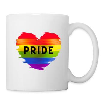 LGBTQ+ Heart - Mug - white - Right