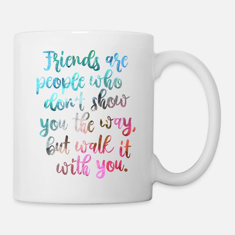 Gute Freunde - Tasse - Weiß