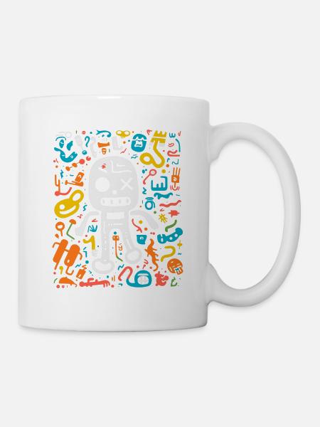 Ghostly Groove Parade - Mug - white