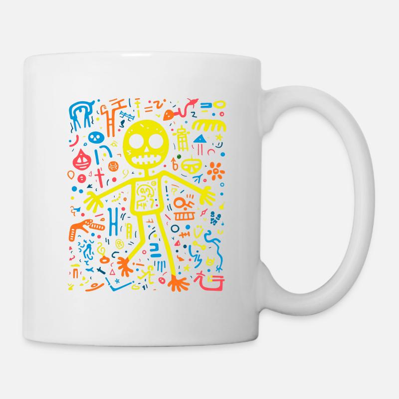 Skeleton’s Groovy Jive - Mug blanc - blanc