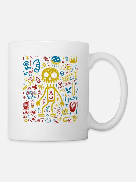 Skeleton's Groovy Jive - Mug - white