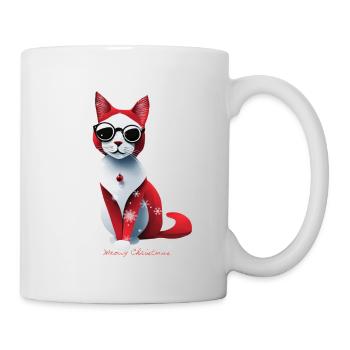 Meowy Christmas from the Meowy Christmas Cats - Mug - white - Right