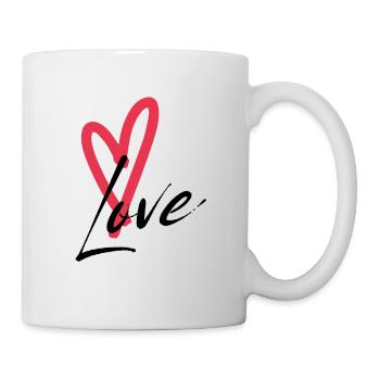 AMOUR - Mug blanc - blanc - Droite