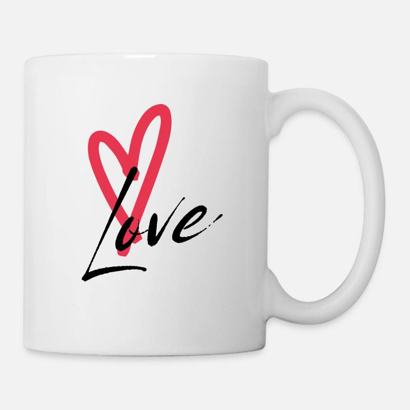 LOVE - Tasse - Weiß