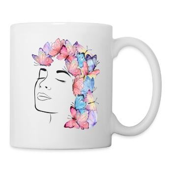 Je suis - Mug blanc - blanc - Droite