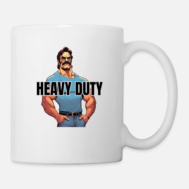 Heavy Duty - Tasse - Weiß
